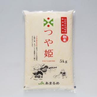 JAあまるめ 山形県庄内町産 特別栽培米つや姫 5kg×1袋 令和7年産 2025年産 ブランド米 コシヒカリの原点、亀の尾発祥の地 庄内 つや姫 5kg（5kg×1袋）