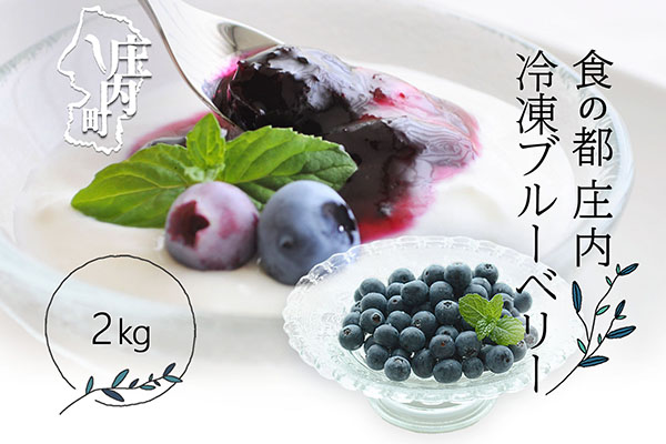 【R8.8月より順次発送】食の都庄内 冷凍ブルーベリー 2kg（入金期限：2026.7.31）洗わず食べられる 果物 スムージーに