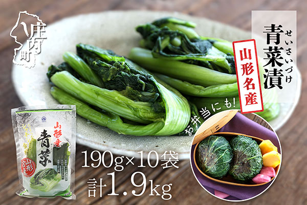 【R7.10月～2月順次発送】マルハチ 青菜漬（190g×10袋）（入金期限：2026.2.10）からし菜 秋冬限定 シャキシャキ食感 漬物 箸休め お茶請けに 伝統漬物