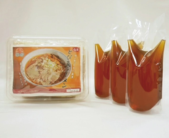 冷凍とび魚ラーメン3人前