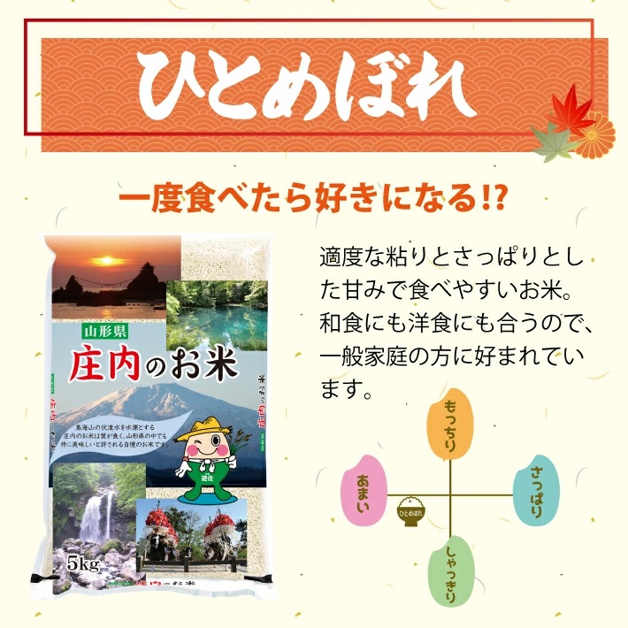 遊佐産ひとめぼれ10kg（令和7年産米）