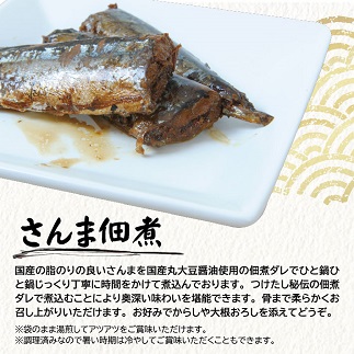 じっくりコトコト丁寧に煮込んだ「国産さんまの佃煮」3切×10パック 10パック