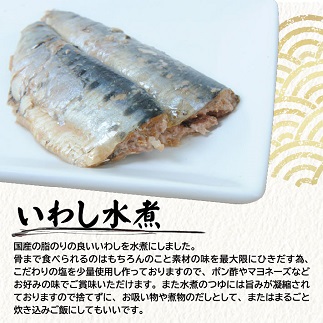 つゆもおダシで使えて2度おいしい「国産いわしの水煮」120g×10パック 10パック
