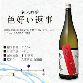 東北泉 純米吟醸 山恵錦・純米吟醸 色好い返事　2本セット