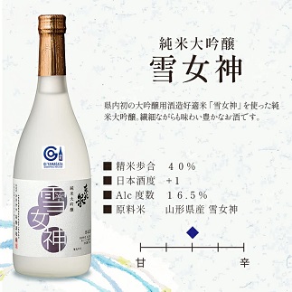 東北泉 大吟醸 芳・純米大吟醸 1018 原酒・純米大吟醸 雪女神　3本セット