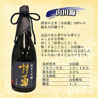 杉勇純米大吟醸飲み比べセット