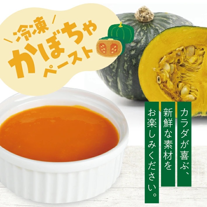 冷凍かぼちゃペースト600g(100g×6袋) 600g（100g×6袋）