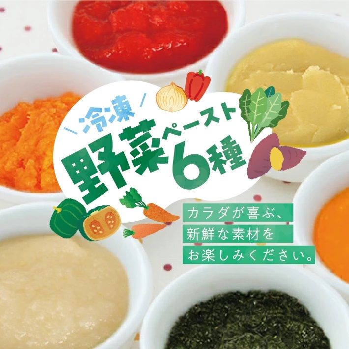 冷凍野菜ペーストアラカルト3.0kg(500g6種×各1袋) 3.0kg（500g6種×各1袋）
