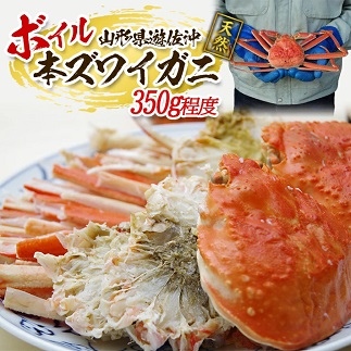 遊佐沖　ボイル・本ズワイガニ 1匹 350g程度