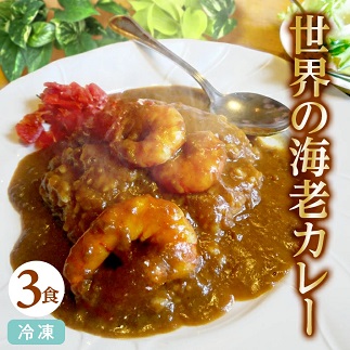 世界の海老カレー 3袋入り×1箱