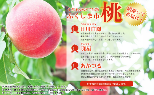 No.2422　7月発送の桃 特秀品約2.3kg【2026年発送】