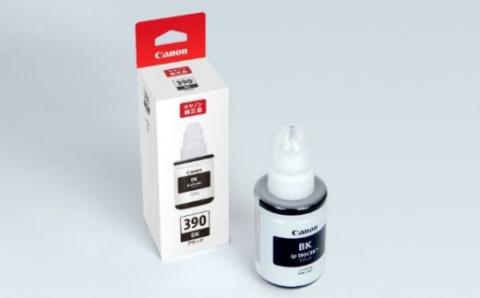 No.2696ｷﾔﾉﾝｲﾝｸﾎﾞﾄﾙ4色ﾊﾟｯｸ(BI-390BK/GI-390C/GI-390M/GI-390Y)