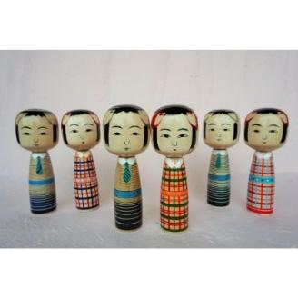 No.0494　おしどりこけし　各約14cm