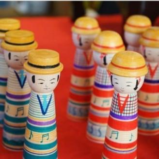 No.0757　こけし裕而(夫婦組)