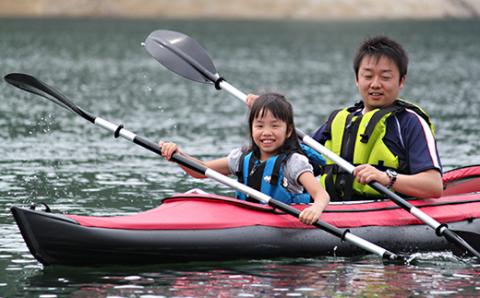 No. 1334 茂庭っ湖カヤックツアー 2人乗り（小学生以下）