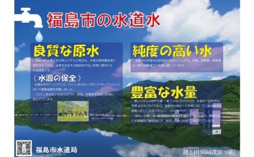No.0644 【定期便12か月コース】「ふくしまの水」500ml×24本　毎月届く！