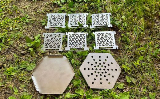 No.2731永沢工機「Ｍountain Circle」　小型焚火台　ROKU 02 S