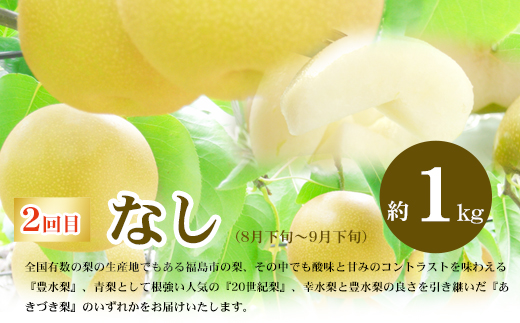 No.2867福島のフルーツ定期便３種【2026年発送】