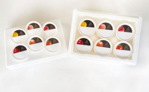 No.2476福島の果物と野菜MOTTAIソルベ・ジェラート６種（２セット）