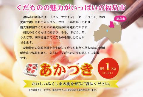 No.2434もも「あかつき」特秀品約1kg【2026年発送】