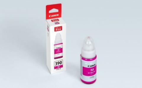 No.2696ｷﾔﾉﾝｲﾝｸﾎﾞﾄﾙ4色ﾊﾟｯｸ(BI-390BK/GI-390C/GI-390M/GI-390Y)