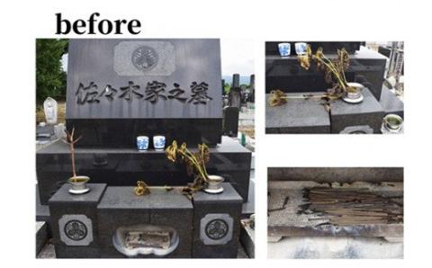 No.1989墓参代行サービス　基本コース(1回訪問)