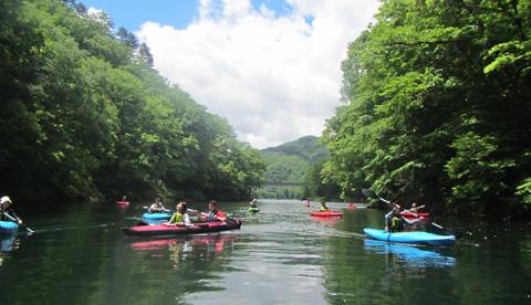 No.1332 茂庭っ湖カヤックツアー 1人乗り（小学生以下）