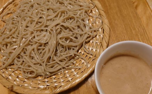 No.3071 冷凍十割手打ち蕎麦3人前（蕎麦汁とくるみダレセット）