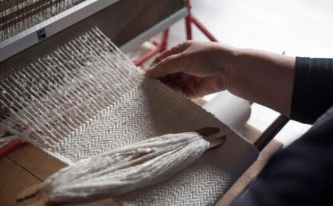 No.0762　mawata bijin Body Wash mitten ボディ洗い用ミトン(真綿美人)