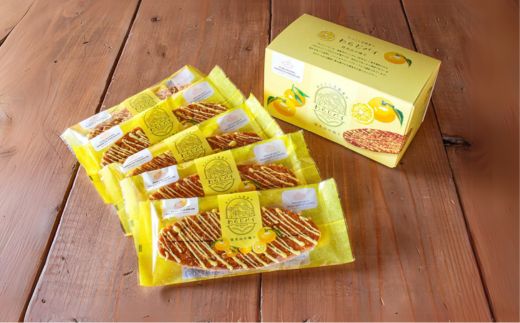 No.3039 わらじパイ（信夫山の柚子）５枚入り