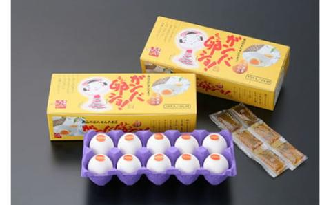 No.0979 森山の温泉たまご　ガンバ卵ショ10個入り×6箱セット [0979]