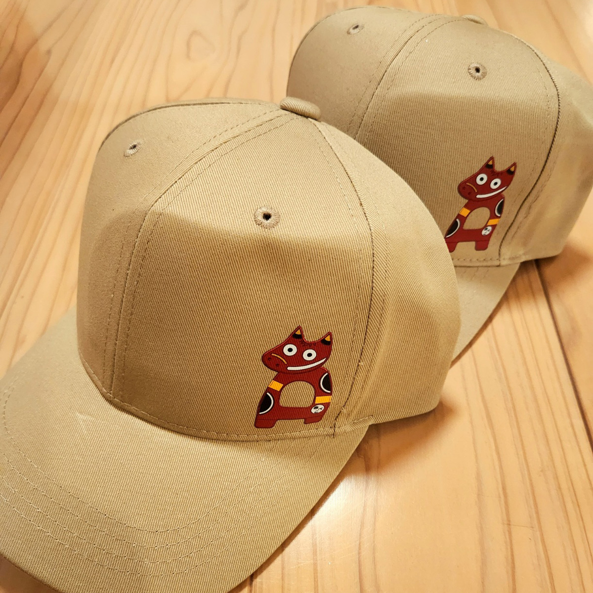 赤べこバリケード(R) クラブツイルキャップ｜赤べこ 赤ベコ あかべこ アカベコ 赤べこバリケード 赤ベコバリケード キャップ 帽子 CAP ツイル かわいい おしゃれ 会津若松市 会津 福島県 [1165]