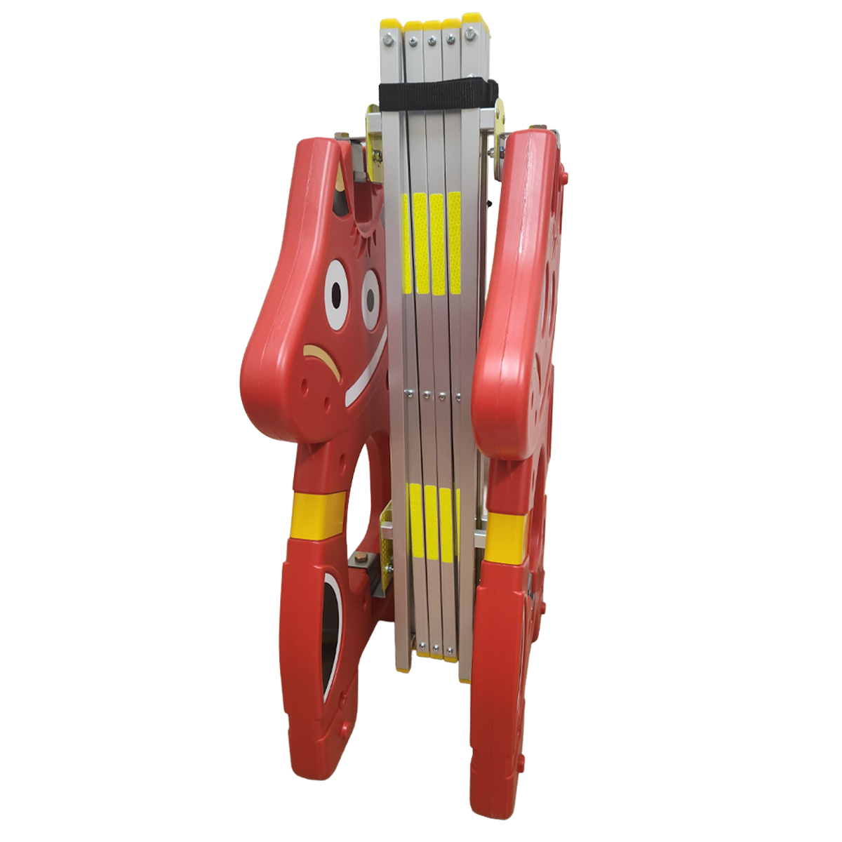 のび～る赤べこバリケード｜赤べこ 赤ベコ あかべこ アカベコ 赤べこバリケード 赤ベコバリケード 会津若松市 会津 福島県 バリケード 駐車場 伸縮 伸縮式 のびる 伸びる 折りたたみ [1174]