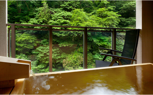 庄助の宿 瀧の湯体験 ペアプラン 宿泊券 (6万2100円分) スイートはなれ和洋室｜東北 福島県 会津若松市 東山温泉 旅行 クーポン 利用券 [0981]