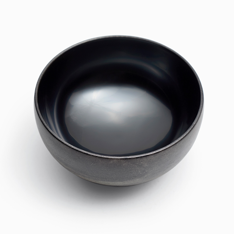 [めぐるの三つ組椀・日月 (四分一／内黒)] ダイアログ・イン・ザ・ダーク × 会津漆器 視覚障害者の感性を活かして作られた器 漆の植林に寄付｜伝統工芸 手仕事 木製漆器 国産漆 日本製 応量器 ギフト 贈り物 グッドデザイン賞 エル・グルメ水川発酵食道で紹介 [0789]