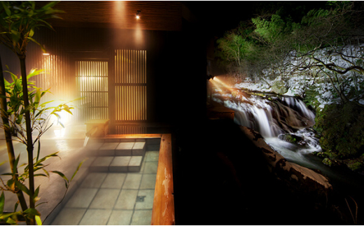 庄助の宿 瀧の湯体験 ペアプラン 宿泊券 (4万2300円分) スーペリア和洋室｜東北 福島県 会津若松市 東山温泉 旅行 クーポン 利用券 [0979]