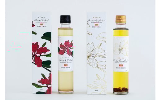 申申の魔法のネギ油セット 炙りネギ油＆麻辣ネギ油｜会津若松市産雪下ねぎ使用 調味料 香港料理 中華 オイル [0564]