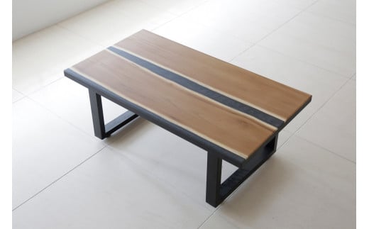 会津UV漆 レジン テーブル (大) [0617]