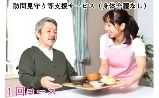 訪問見守り等支援サービス (身体介護なし) 1回コース 利用補助券｜会津若松市 お手伝い 生活支援 [0209]