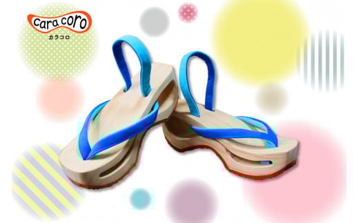 caracoro (桐履物・女性用) 22cm～25cm｜会津若松 会津桐 ハンドメイド 履き物 夏用 サンダル 手作り [0561]