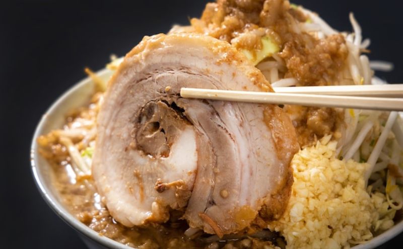 G-しお：2食セット お取り寄せ 「二郎系 ラーメン」 塩とんこつ