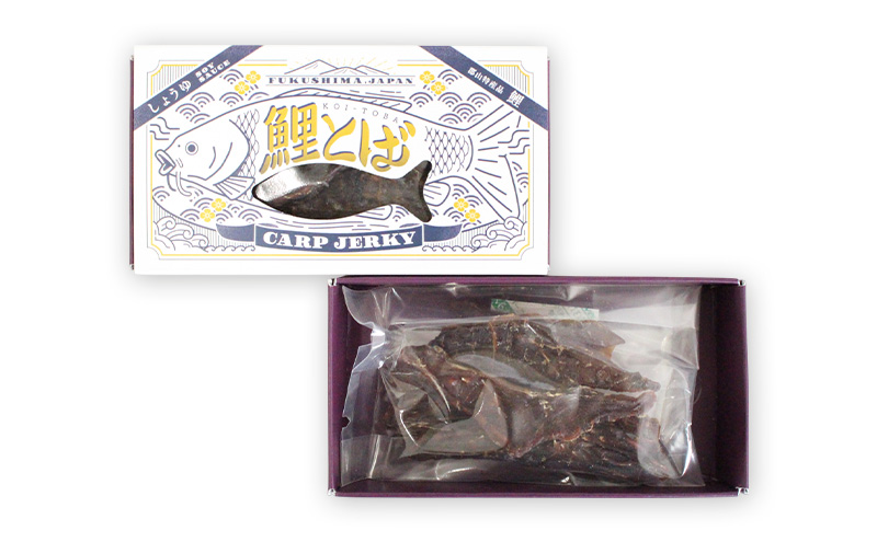 鯉とば しょうゆ 5個箱 鯉 コイ 魚 さかな 醤油 しょう油 珍味 おつまみ 晩酌 旨み 旨味 国産 日本産 福島県産 あっさり 養殖 薄切り 酒のアテ 酒肴 つまみ 魚 鯉食文化 日本酒 炙り ビール ギフト 贈答品 プレゼント 送料無料 福島県 郡山市