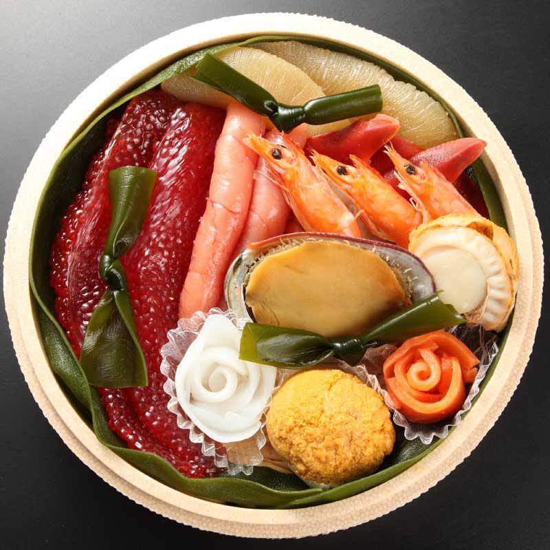 いわき七浜漬B あわび すじこ たらこ 数の子 うに貝焼き 帆立 有頭えび ほっき貝 いか サーモンの粕漬 詰め合わせ ｜ 福島県 いわき市 大川魚店 CK003