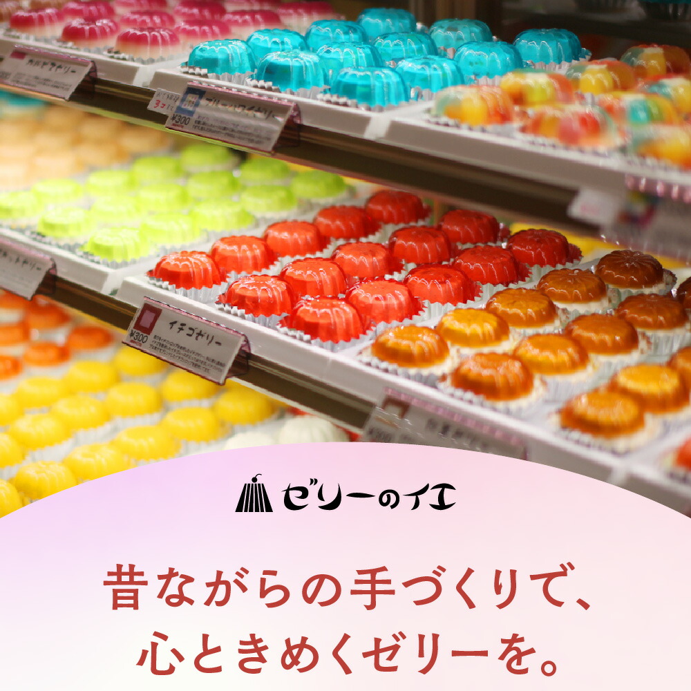 ゼリーのイエ ゼリー16個詰め合わせセット | カラフル 菓子 おかし スイーツ デザート 食品 人気 おすすめ | ZR001-16s 16個詰め合わせセット