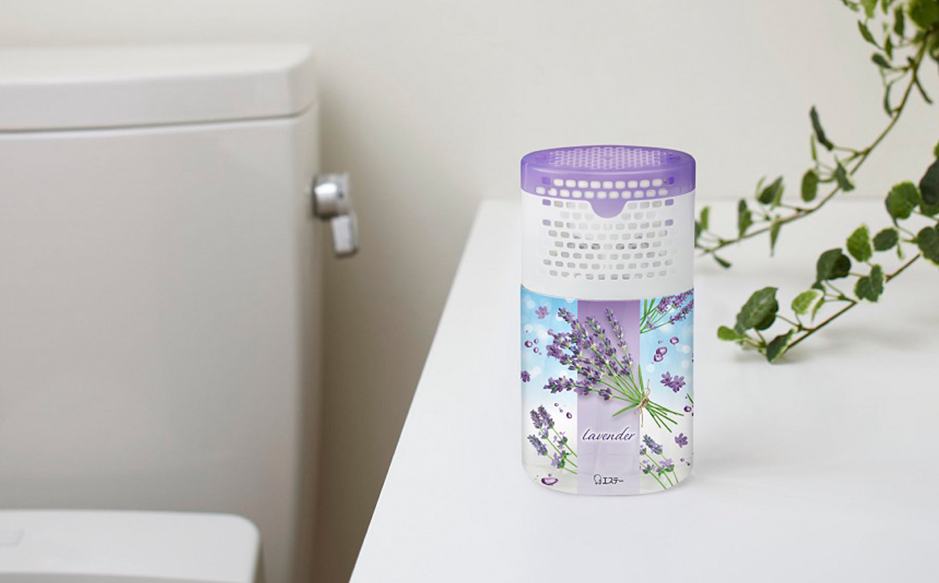 空気をかえようエステー　トイレの消臭力　ラベンダー6個セット | トイレの消臭力 消臭芳香剤 エステー製品 トイレ用消臭剤 ナノパウダー ラベンダー 強力消臭 長持ち香り 尿臭対策 芳香調整可能 スッキリ香る 消臭グッズ  消臭力シリーズ トイレ快適グッズ | NK001
