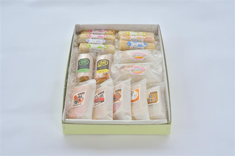 創作かまぼこ「シーフードケーキ」　Cセット