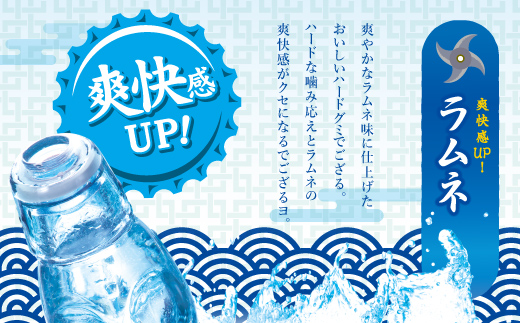 UHA味覚糖 忍者めしラムネ 10パック入り グミ ぐみ お菓子 菓子 食品  F24R-133