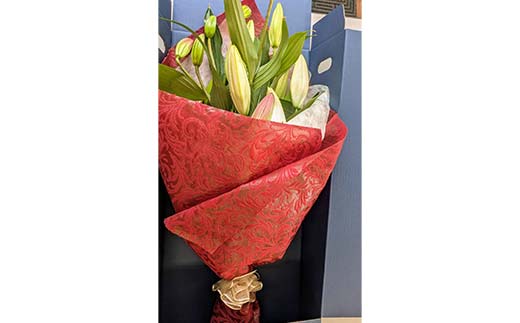 ユリ専門＜深花園＞観賞用ゆり オリエンタルリリー ＜白・お祝い＞ 蕾20輪以上 F23R-959