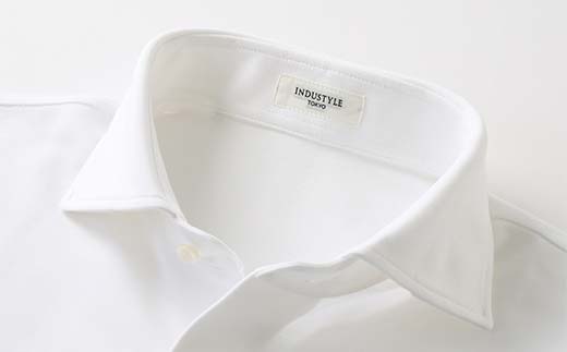 白河市の縫製工場が縫い上げる逸品！宇宙心地シャツ モクロディ ワイドカラー 【ホワイト】リラックスフィット【XL】  F24R-001