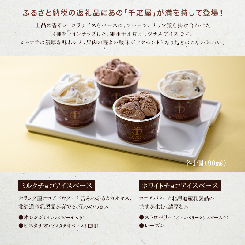 銀座千疋屋 銀座ショコラアイス 8個入り  アイス デザート スイーツ 菓子 食品 F23R-468